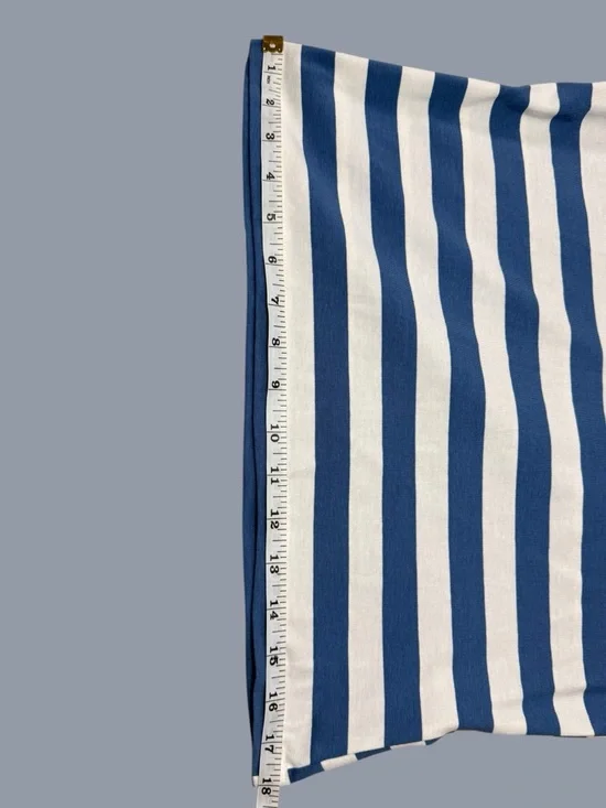 Del Rā Embellished Striped Polo Top Blue White Size M - Picture 3 of 8